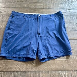 Margaritaville Men's 4-Way Stretch Quick Dry Hybrid Shorts UPF 30+ Size 40 Blue